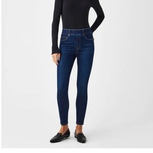 NWT Spanx Ankle Skinny Jeans in Midnight Shade Sz Petite M